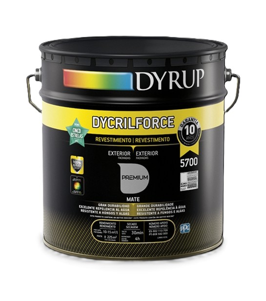 TINTA PLASTICA - DYCRILFORCE 15 L BRANCO