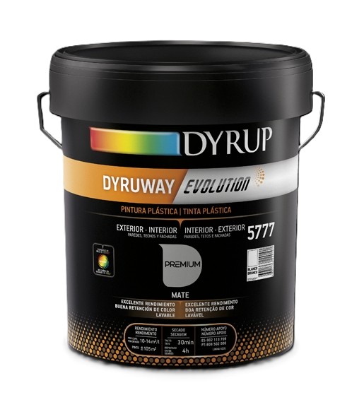 TINTA PLASTICA - DYRUWAY   15 L  BRANCO