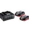 METABO CARREGADOR + 2 BATERIAS 4 Ah
