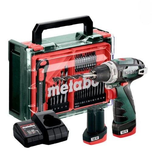 METABO APARAFUSADORA POWERMAXX BS BASIC SET 12V