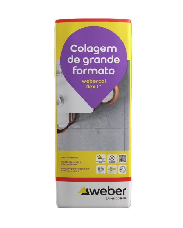 WEBERCOL FLEX L + CINZA 25 KGS
