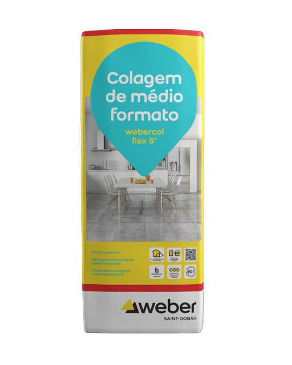 WEBERCOL  FLEX S + BRANCO 25 kGS